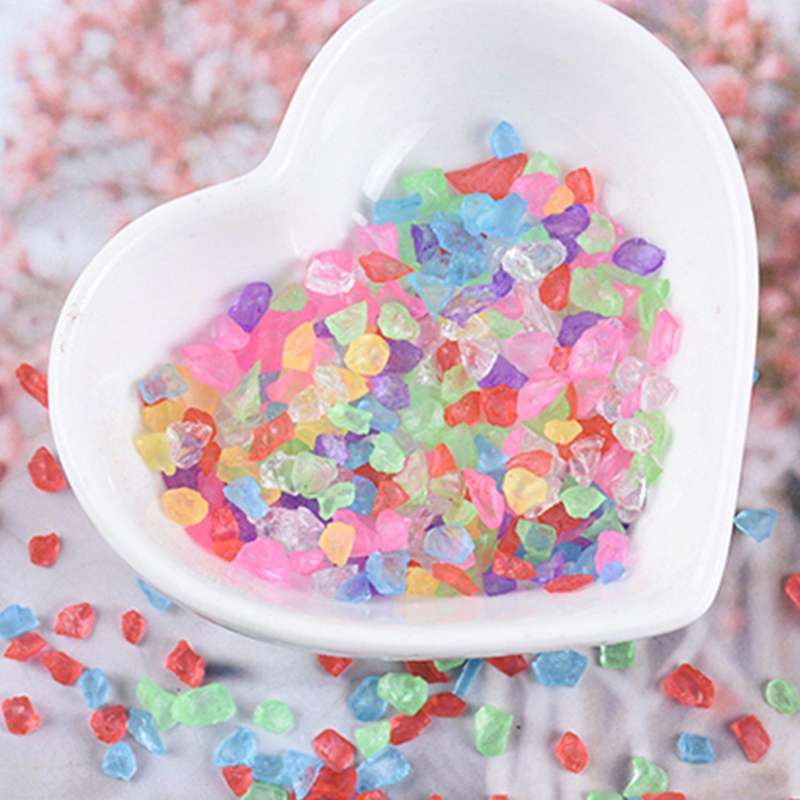 Beach Glass Beads Diy Crystal Epoxy Filler Uv Glue Crystal Sea Glass