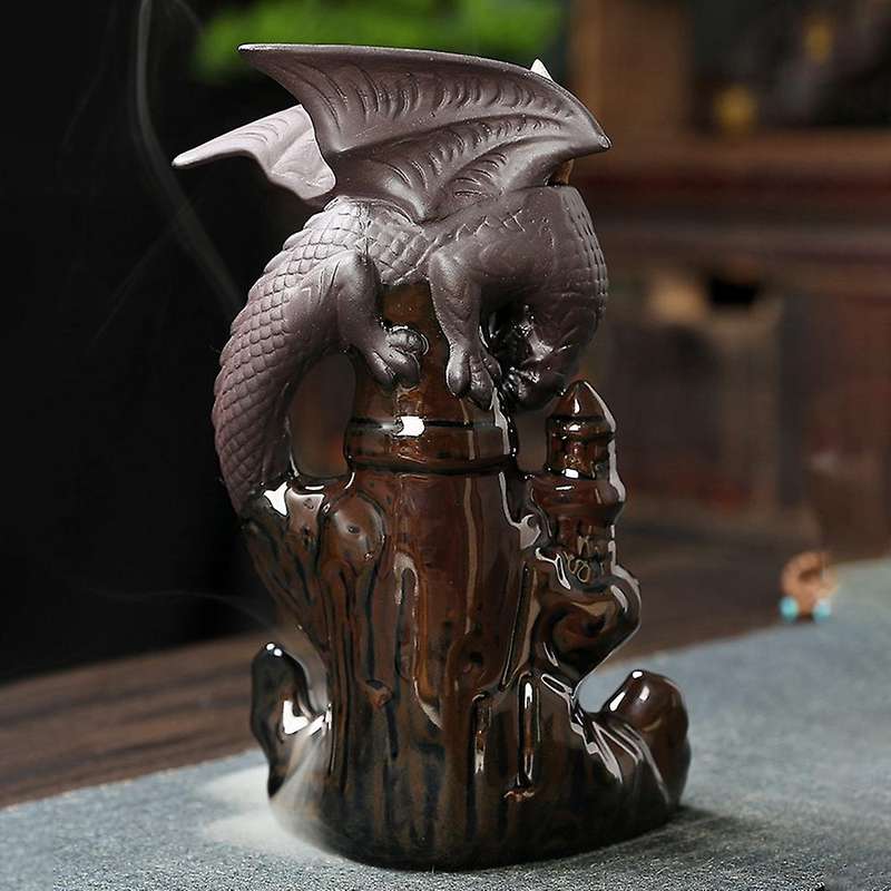 Incense Waterfall Incense Burner Ceramic Waterfall Smoking Room Decor
