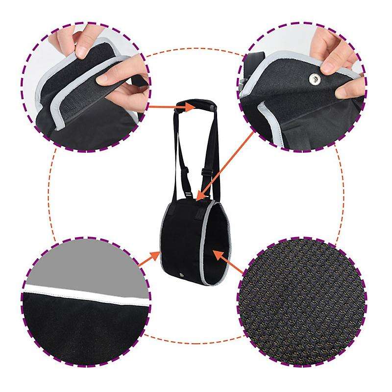Lift Sling Harness Adjustable for Dogs with Front/rear Leg Knee M