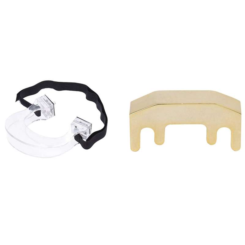 1 X Metal Violin Quiet Practice Mute---golden