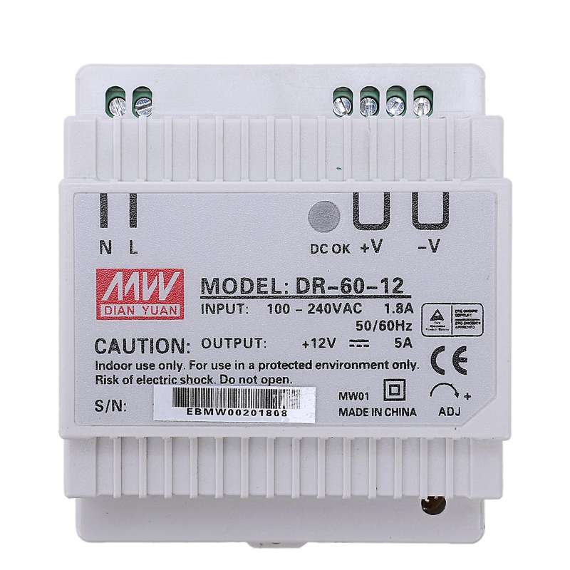Din Rail Power Supply 60w 12v Ac Dc Converter Power Supply 12v 60w