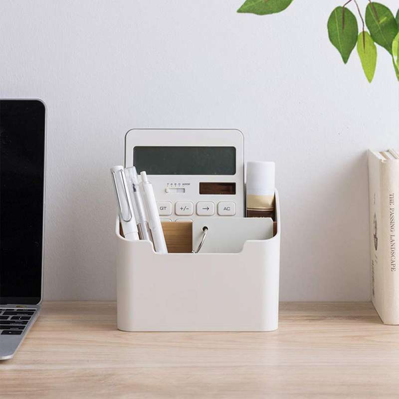 Remote Control Holder Desk Storage Organizer Box Container for Desk