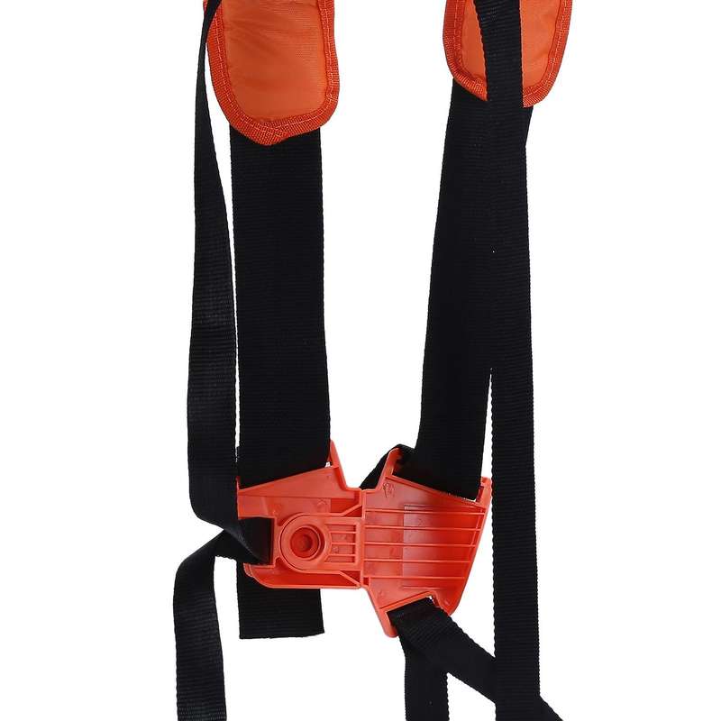 Double Shoulder Strap Grass Trimmer Brush Cutter Harness Belt Yellow