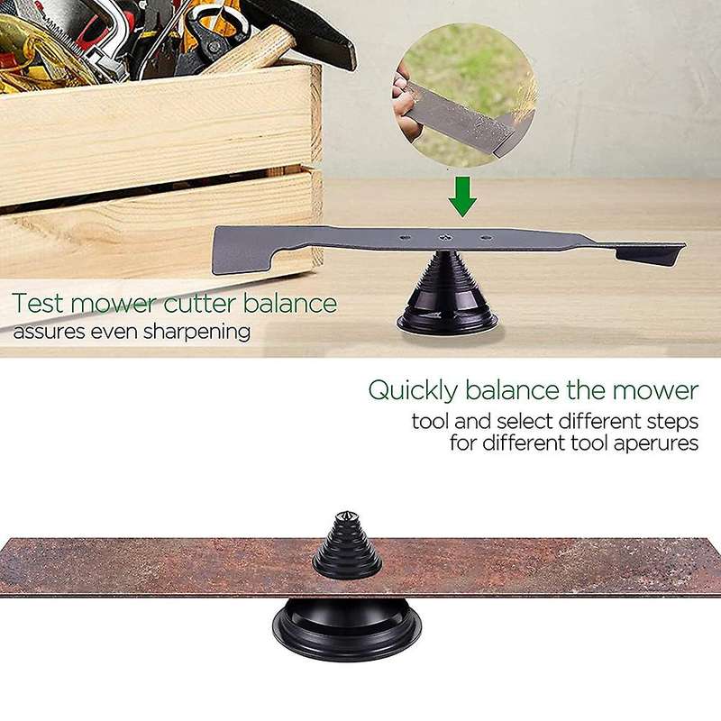 Lawn Mowers Blade Sharpener Tool Sharpener for Power and Hand Drill