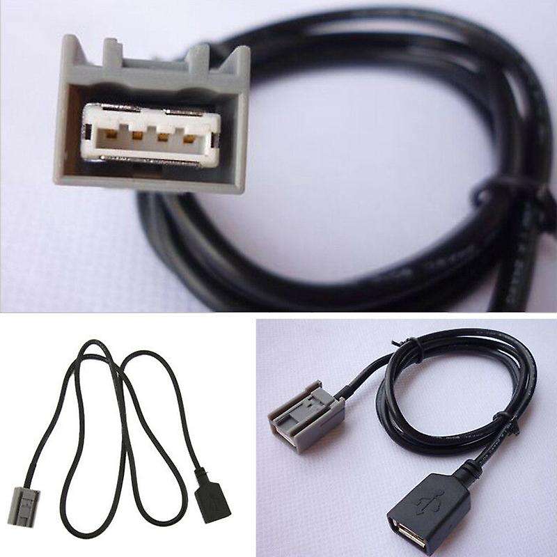 Car Aux Usb Cable Adapter for Honda Civic Jazz Cr-v Accord Stereo