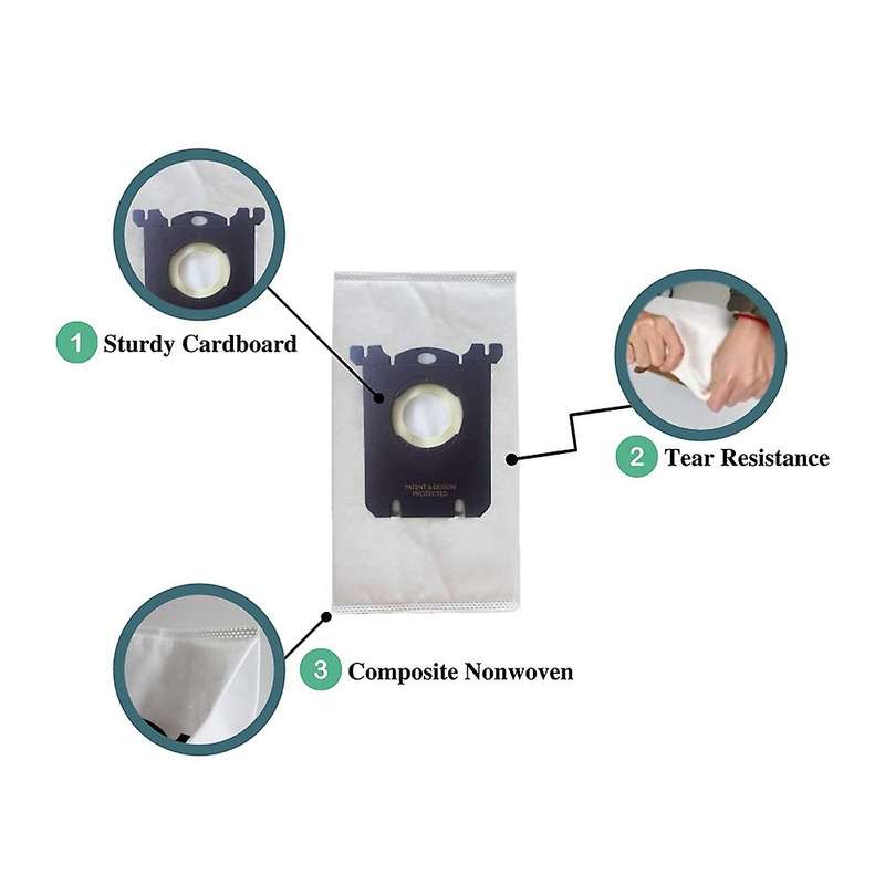 Replacement Vacuum Bag Dust Bag Compatible for Electrolux S Bag