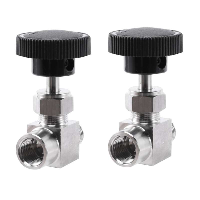 Needle Valve Adjustable 1/4 Inch Male to Female Thread Flow Control