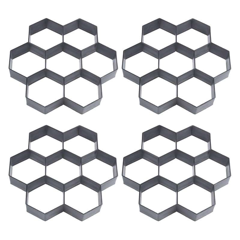 Stepping Concrete Paver Mold Mold Garden Paving Stone Molds 30x30cm