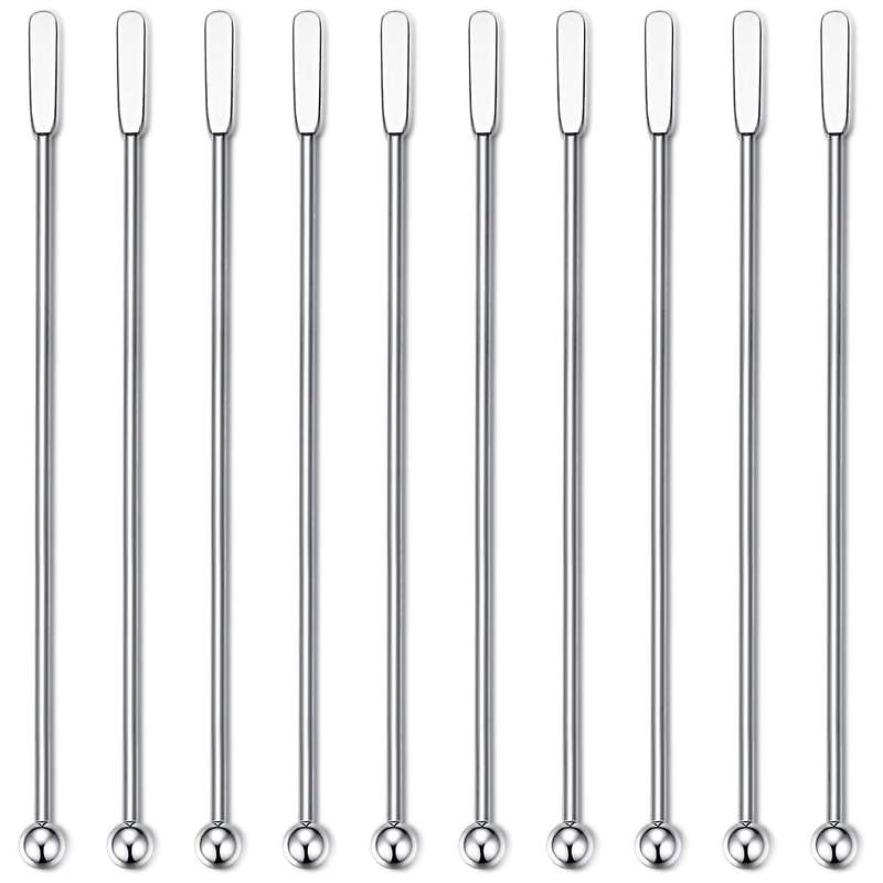 12pcs Swizzle Sticks, Premium Cocktail Beverage Drink Stirrer Stick