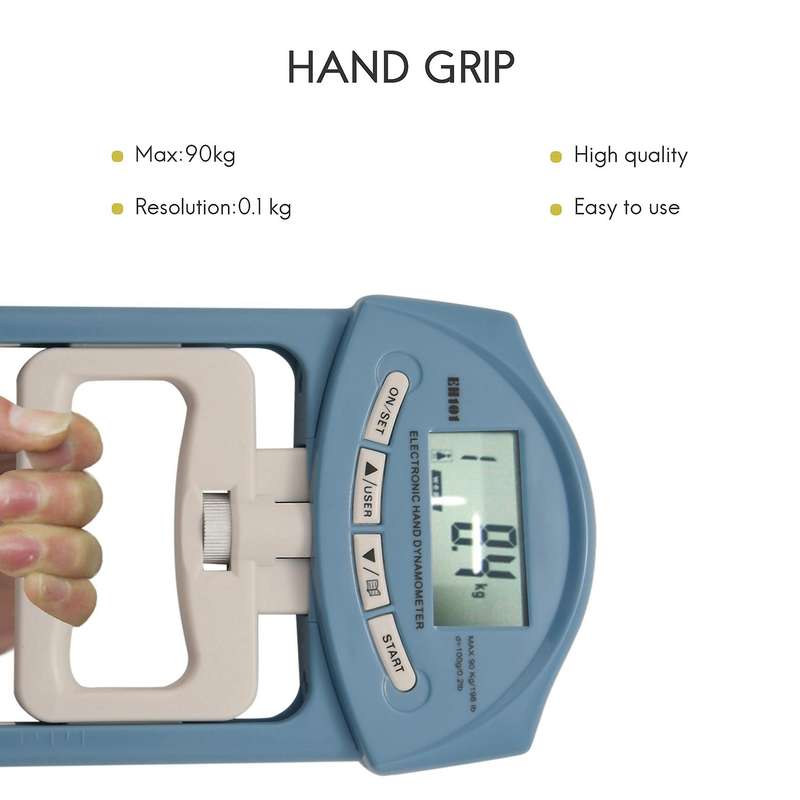 Digital Lcd Dynamometer Hand Grip Power Measurement90kg/198ib