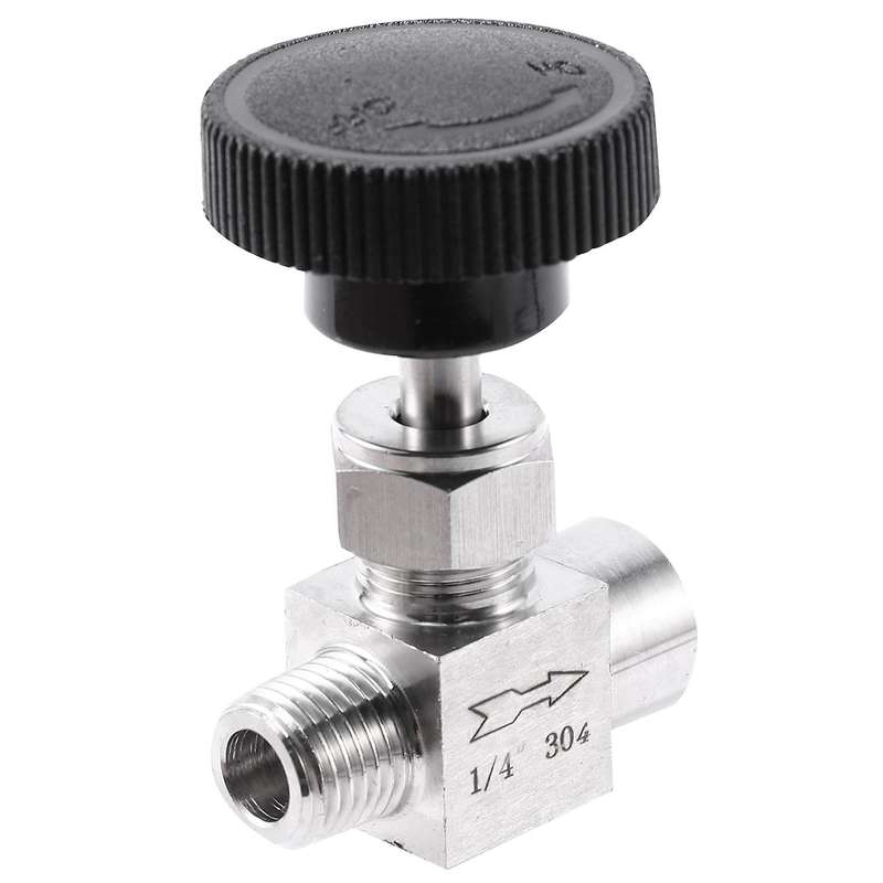Needle Valve Adjustable 1/4 Inch Male to Female Thread Flow Control