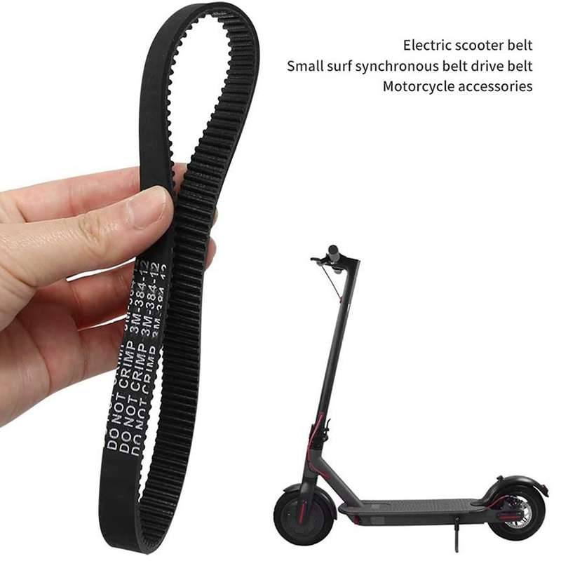 3pcs 3m-384-12 Drive Belt for Electric Bike E-bike Scooter Motorcycle