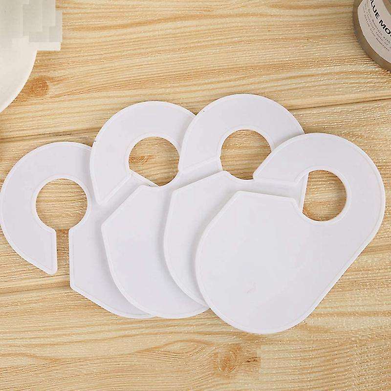 10pcs Clothing Rack Size Dividers Large Blank Hangers Closet Dividers