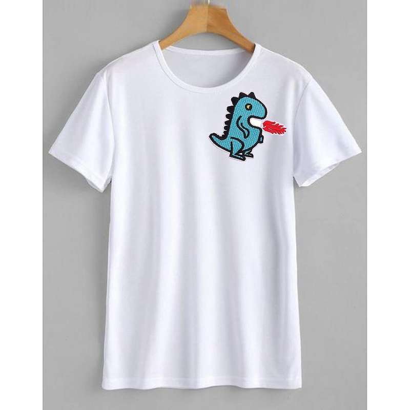 17 Pcs Dinosaur Ironing Patch Embroidered Sewing Patches for Clothing