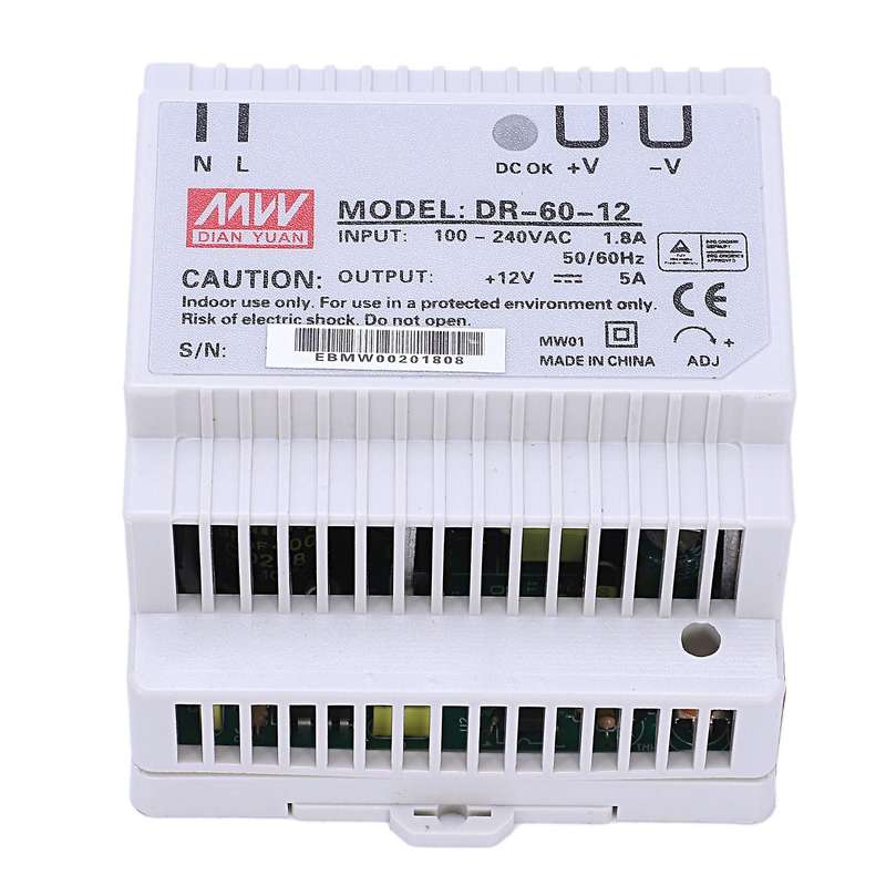 Din Rail Power Supply 60w 12v Ac Dc Converter Power Supply 12v 60w