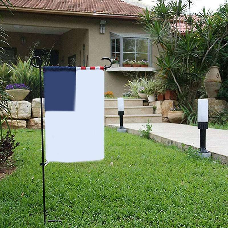 Garden Flag Stand Metal Garden Flag Pole Holder with Flag Stopper