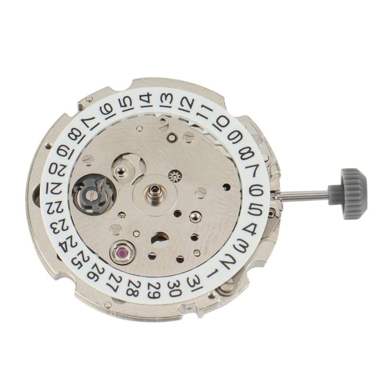 Japan 21 Jewels Miyota 8215 Watch Movement Black Date Wheel