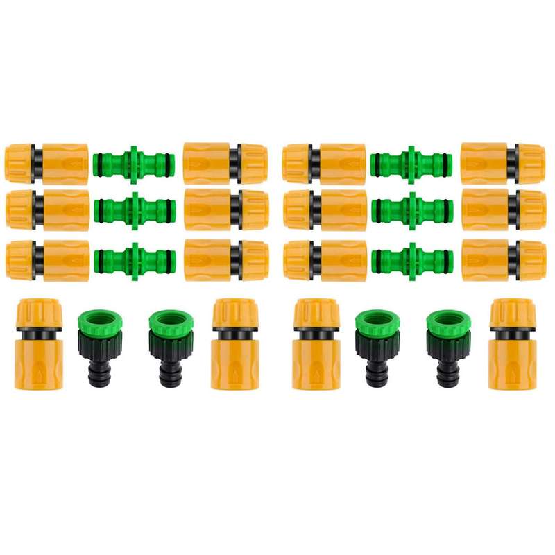 13 Pcs Plastic Hose Tap Connector Kit for Join Garden Hose Pipe Tube