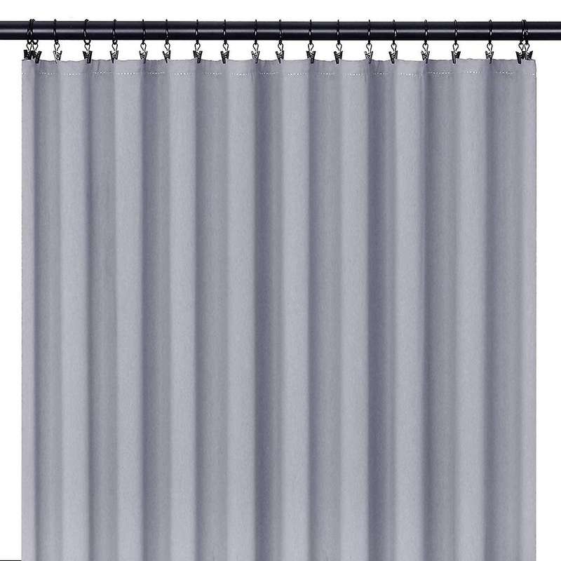 42 Pack Openable Curtain Rings with Clips, 1 Inch Interior Diameter,