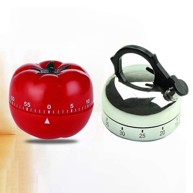 1-60min 360degree Kitchen Practical Tomato Mechanical Countdown Timer