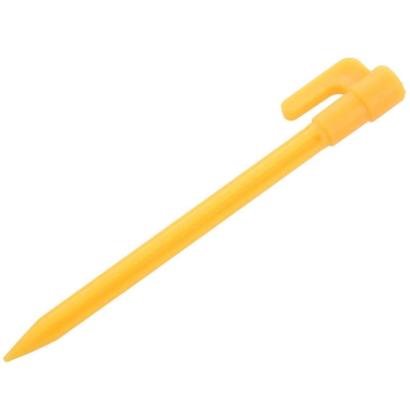 20pcs Camping Tools Plastic Tent Pegs Nails Sand Ground Yellow