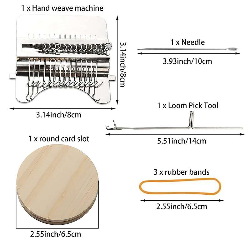 Mini Loom Speedweve Type Weave Tool,darning Loom Quickly Mini Mending