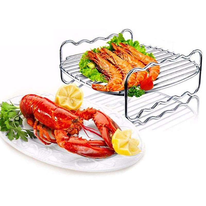 Air Fryer Double Layer Rack, Multi-purpose Air Fryer Rack