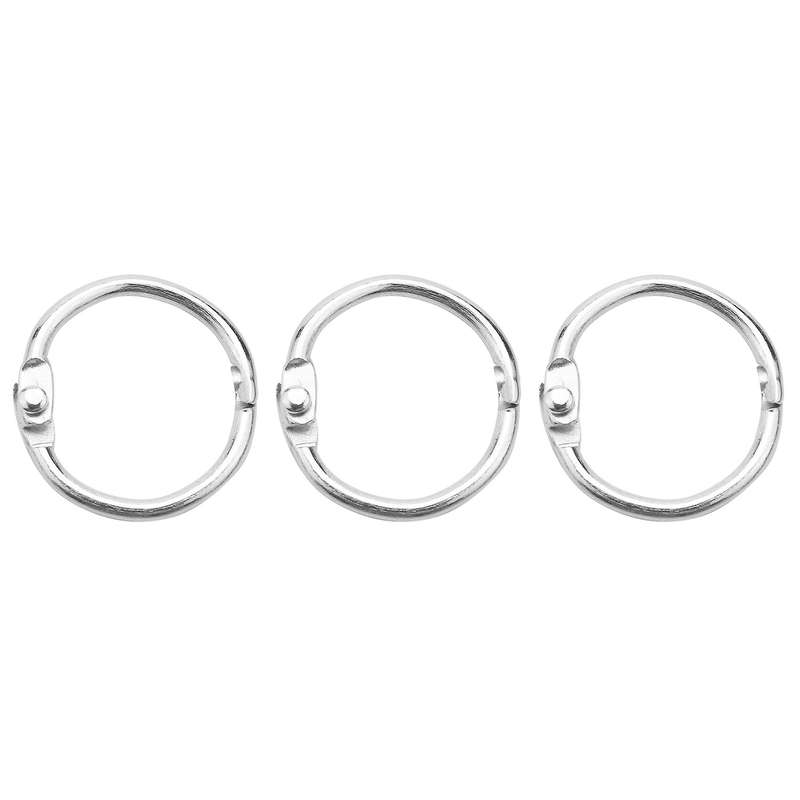 100pcs 25mm Loose Leaf Binder Rings for Scrapbook/album/craft