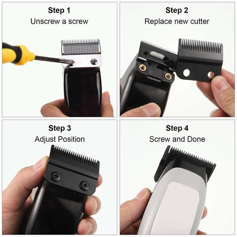 2 Sets Hair Clipper Blade Compatible with Wahl 8148, 1919,8591, 8504