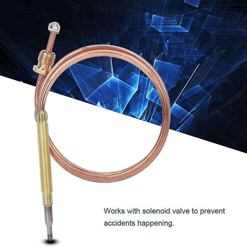 Universal Gas Stove Thermocouple with 5pcs Nuts Heating Gas Burner