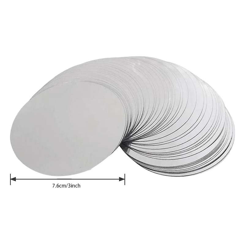 150 Pcs 3 Inch Silver Wine Pourer Discs Drip-proof Drop Drip