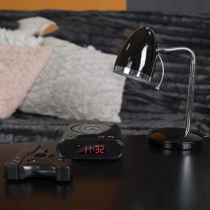 Lock N' Load Gun Alarm Clock Target Alarm Clock Creative Clock