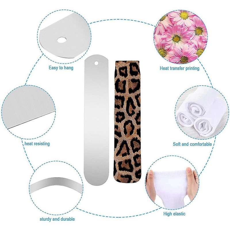 Blank Sublimation Sock with Dye Sublimation Sock Jig for Diy Sock