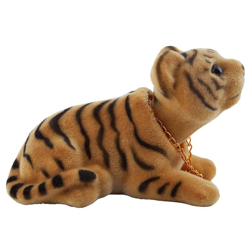 Car Bobbing Head Tiger Shape Nodding Dog Decor
