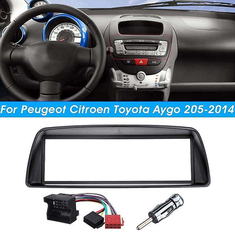 Car Radio Fascia Panel Cover for Citroen C1 Toyota Aygo Peugeot 107