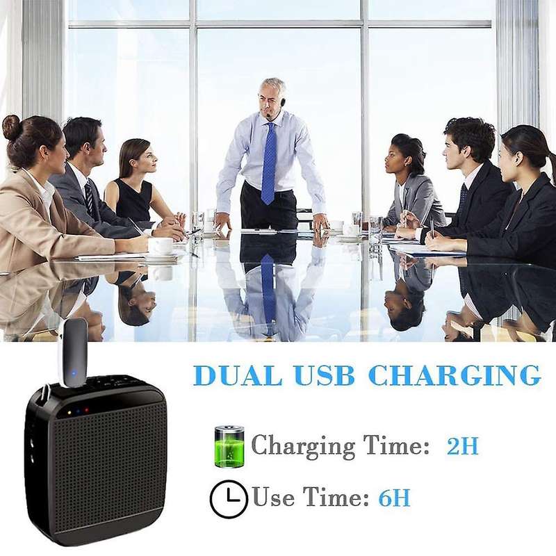 New 2 In 1 Handheld Uhf Wireless Microphone for Speech Teaching