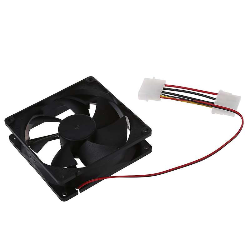 Dc 12v 4 Pin Black Plastic Pc Cooling Fan 90mm X 90mm X 25mm