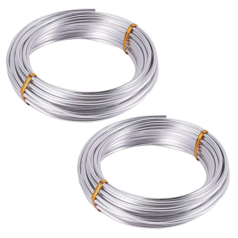 3mm Aluminium Wire 10m Craft Silver Wire Clay Bonsai and Model