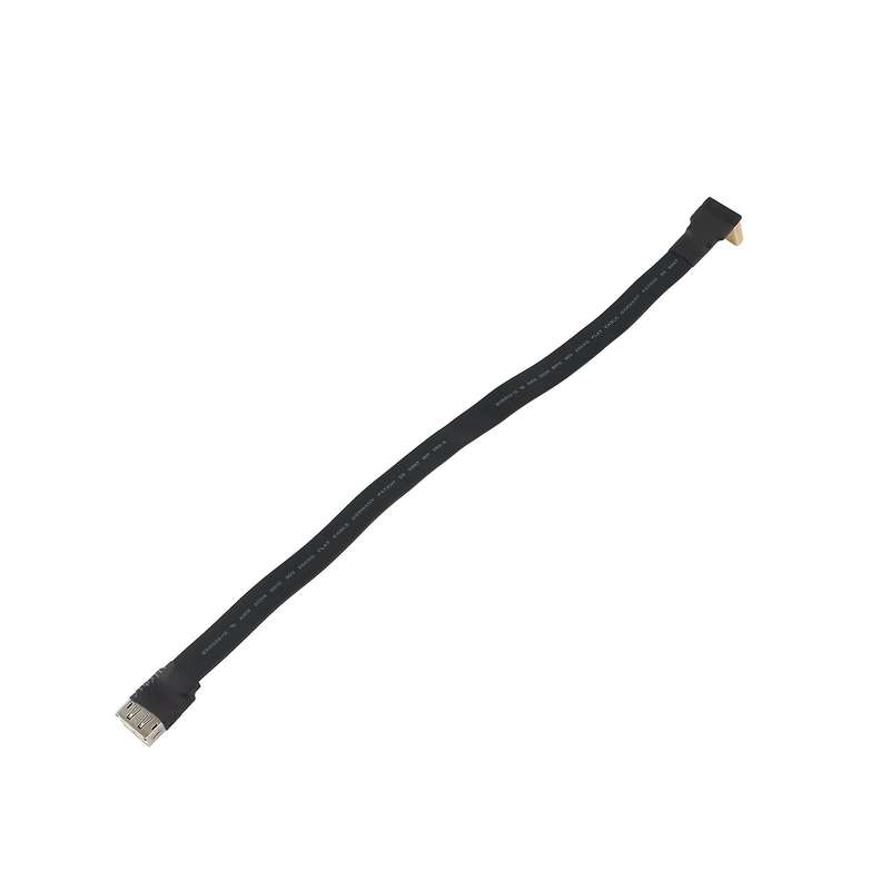 Displayport Ribbon Male-female Flat Emi Shielding Fpc Cable, 30cm