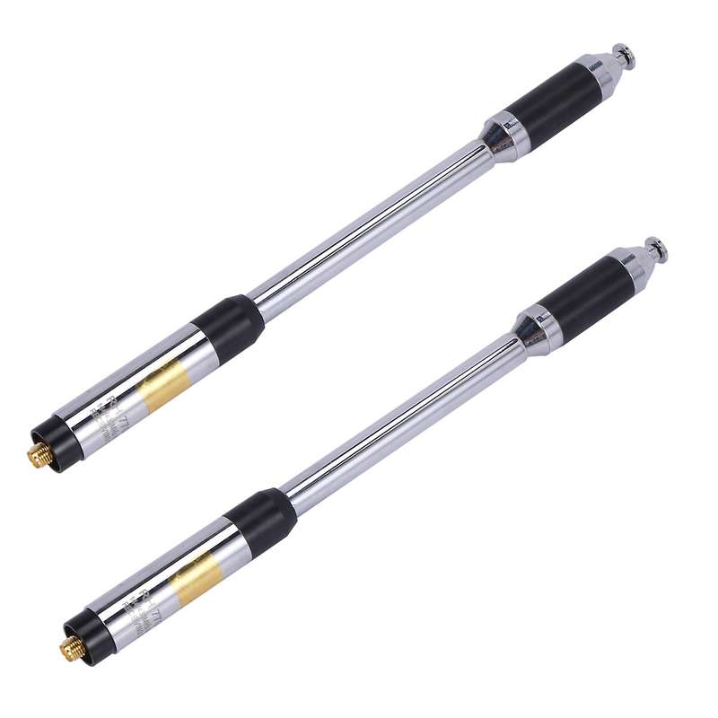 Rh770 Dual Band 144/430mhz High Gain Sma-female Telescopic Antenna