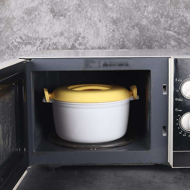 Portable Microwave Oven Rice Cooker Multifunctional Steamer 2000ml