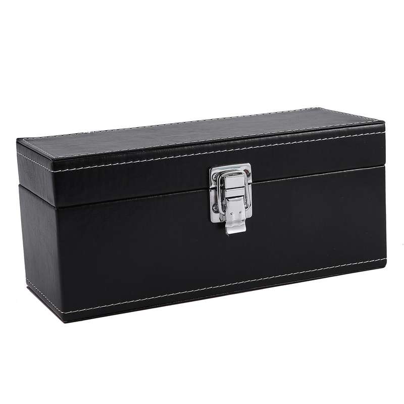 Storage Box Coin Slab Jewelry Pu Compound Plywood Style Bundle Coins