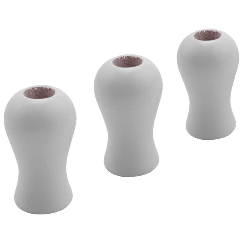 12 Pack Window Blind Wood Cord Pull End for Blinds Or Shades White