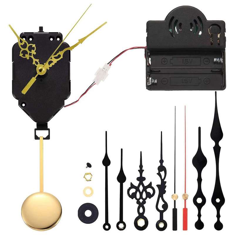Quartz Pendulum Trigger Clock Movement Chime with 4 Pairs Clock Hands