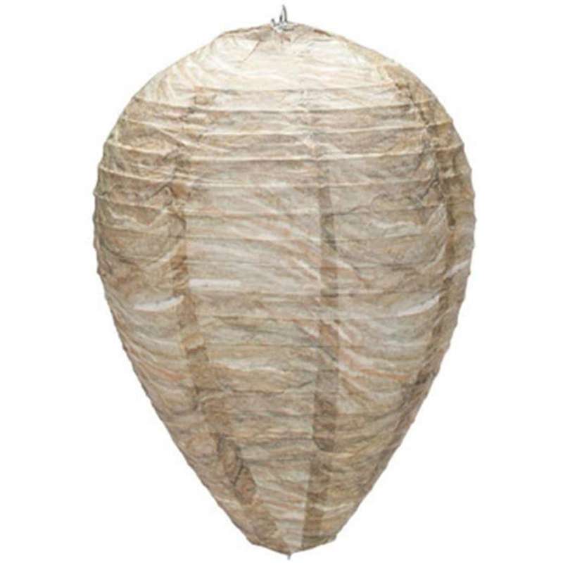 4pcs Decoy Hanging Fake Wasp Nest Paper Wasp Nest for Garden