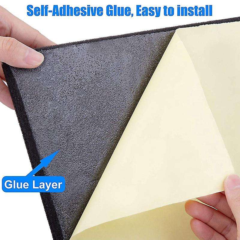 12pcs Soundproof Foam Panels, for Wall,studio, Home and Office