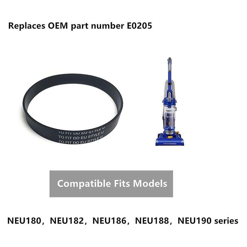 4 Pack Vacuum Belt Replacement Belts for Eureka Neu202,neu181,neu180