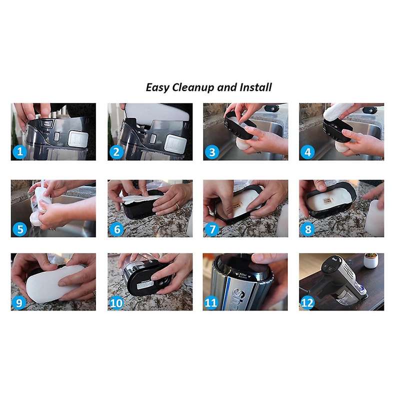Filter Parts Replacement for Shark Hz2002 Hz2000 Vacuum Cleaner 4pcs
