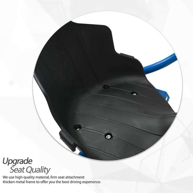 Plastic Seat for Kart Hoverboard Seat Attachment Adults Kids Black