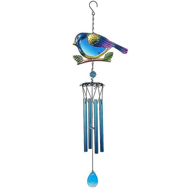 Mobile Romantic Blue Bird Wind Chimes for Festival Garden Decoration